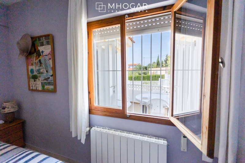 Calpe-Casa hermosa con vistas al mar y Peñón de Ifach a la venta